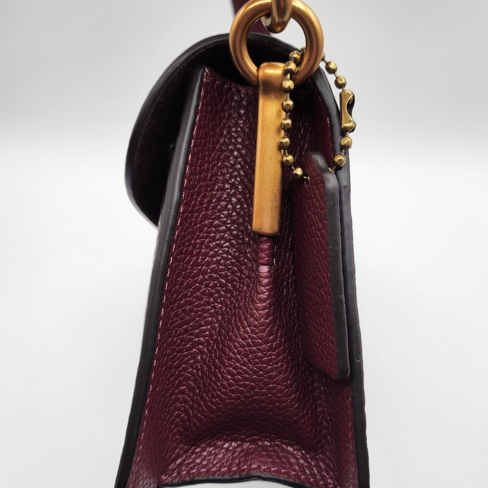 Coach Tabby Shoulder Bag 26, Wine - Picture 4 of 5